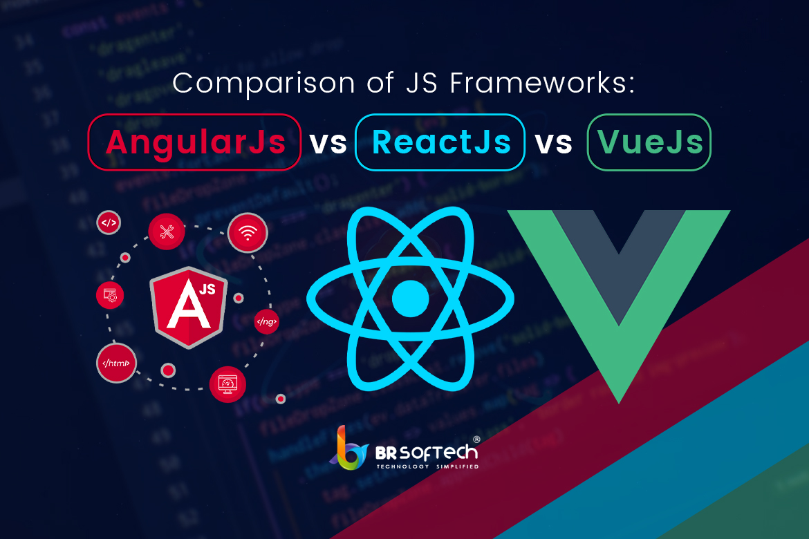 Comparison of JS Frameworks AngularJS vs ReactJS vs VueJS