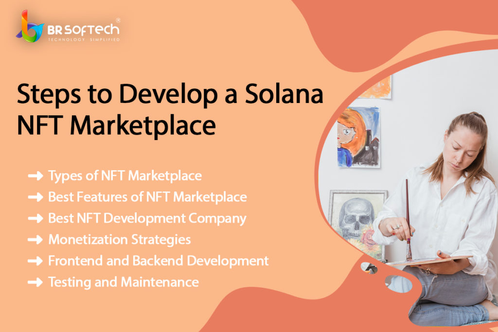 Solana NFT Marketplace Development- A Detailed Guide | BR Softech