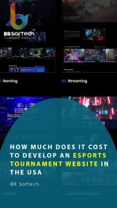 Cost to develop an ESports tournament website in the USA